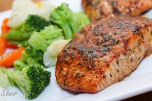 salmon-veggies