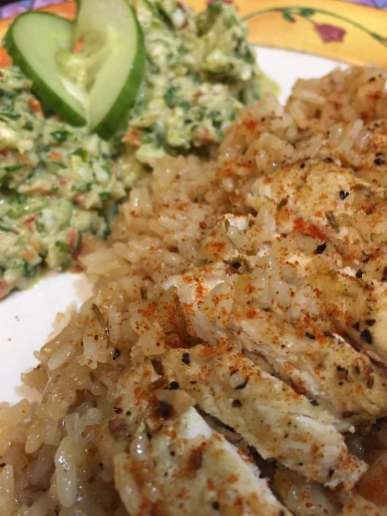 Super Easy Stovetop Chicken and Rice