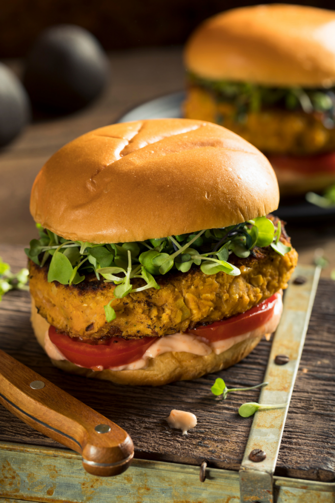 Pinto Bean Veggie Burger