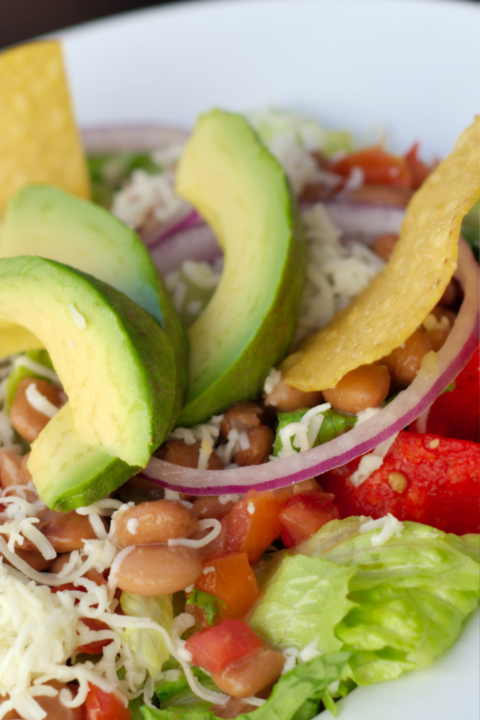 Taco Salad with Pinto Beans