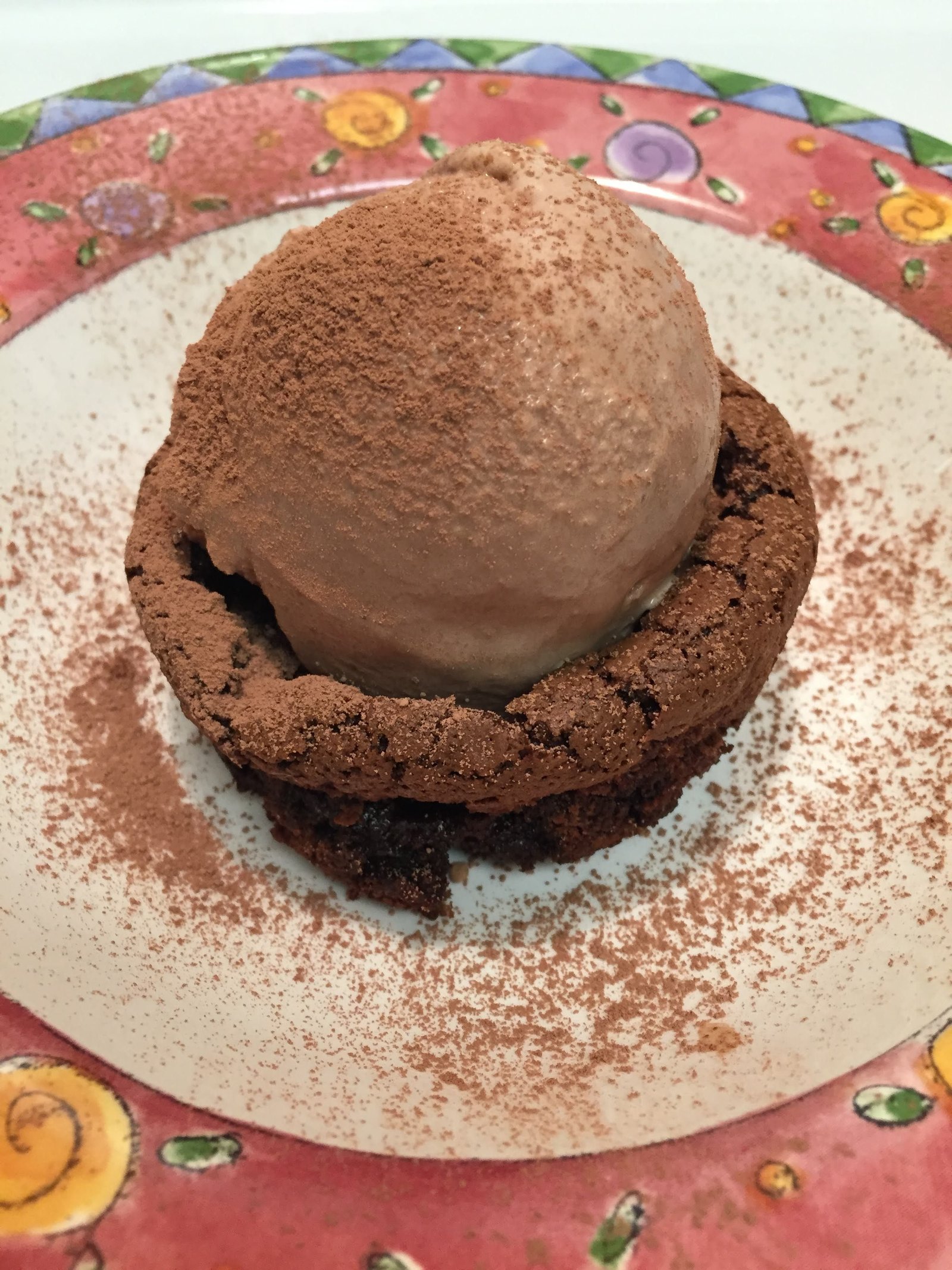 brownie ice cream cup