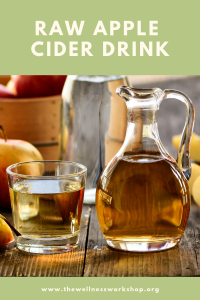 raw apple cider vinegar drink