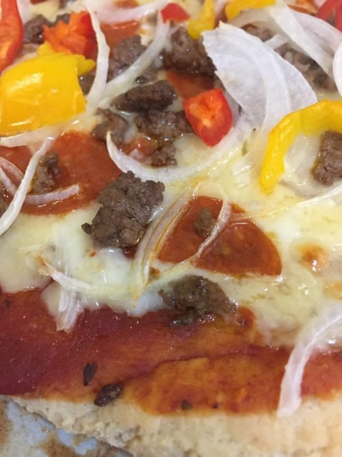 Cooked Gluten Free Pizza Crust